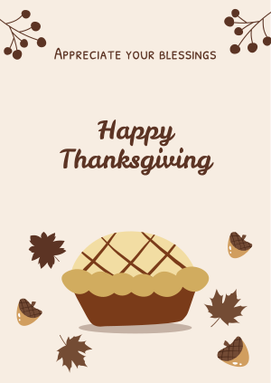 Thanksgiving Pie  Poster Image Preview