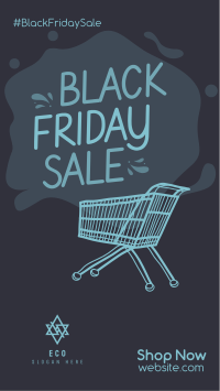 Black Friday Scribble Instagram story Image Preview