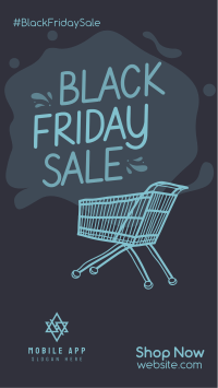 Black Friday Scribble Instagram story Image Preview