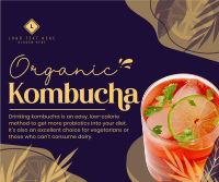 Probiotic Kombucha Facebook Post Design