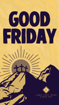 Good Friday Golgotha Instagram Story Design