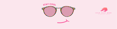 Glasses Cool Quote LinkedIn banner Image Preview