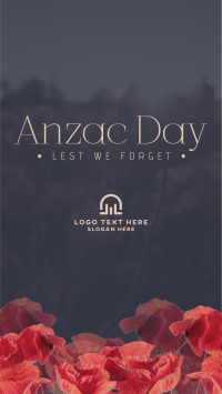 Anzac Flowers Instagram story Image Preview