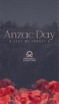 Anzac Flowers Instagram story Image Preview