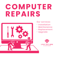 PC Repair Services Instagram post Image Preview