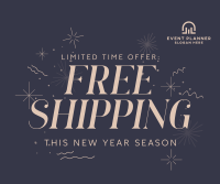 Year End Shipping Facebook Post Design