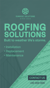 Corporate Roofing Solutions Instagram Reel Image Preview