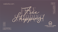 Dainty and Simple Shipping Facebook Event Cover Design