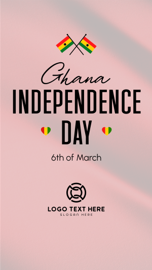 Ghana Independence Day Facebook story Image Preview