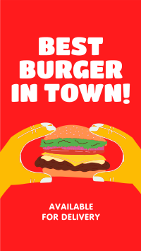 The Best Burger Instagram Story Design