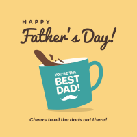 Cheers Dad! Instagram Post Design