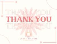 Generic Shapes Thank You Card Image Preview