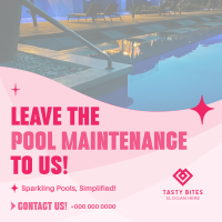 Pool Maintenance Service Instagram post Image Preview