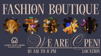 Quirky Boutique Business Hours Video Image Preview