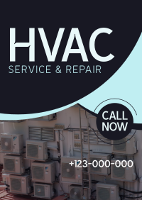 HVAC Services For All Poster Design