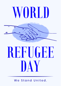 We Celebrate all Refugees Flyer Image Preview