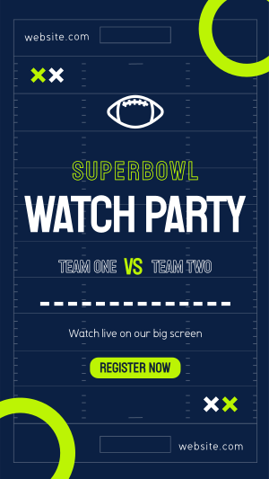 Super Bowl Touchdown TikTok Video Image Preview