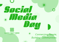 Corporate Social Media Postcard Design