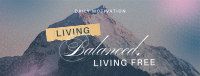 Living Balanced & Free Facebook Cover Design