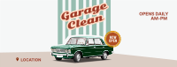 Garage Clean Facebook Cover Design