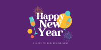 New Year Cheers Twitter post Image Preview
