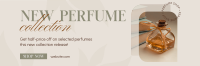 New Perfume Discount Twitter Header Design