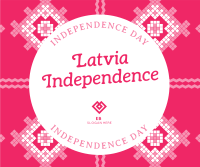 Traditional Latvia Independence Facebook post Image Preview