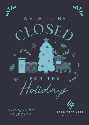 Closed for the Holidays Poster Image Preview