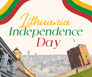 Rustic Lithuanian Independence Day Facebook post Image Preview