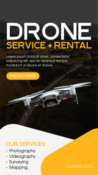 Drone Service Facebook story Image Preview
