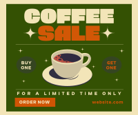 Trendy Coffee Shop Sale Facebook post Image Preview