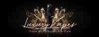 Luxury Vapes Facebook cover Image Preview