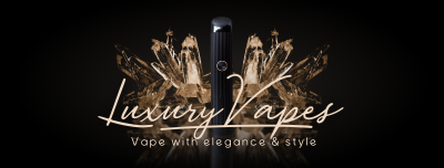 Luxury Vapes Facebook cover Image Preview