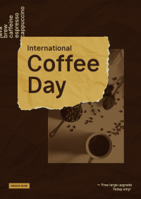International Coffee Day Poster Design