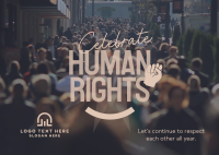 Rights for All Postcard Design