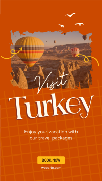 Turkey Travel TikTok Video Design