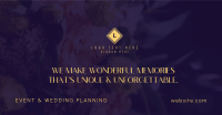 Wedding Planner Bouquet Facebook ad Image Preview
