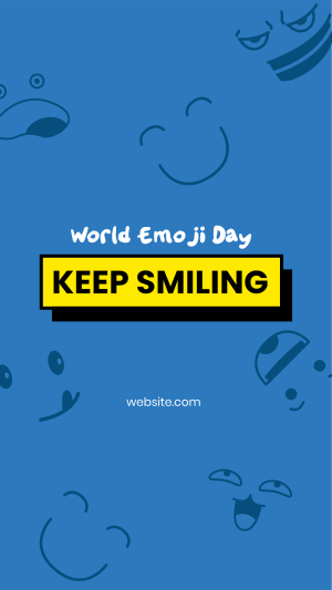 Keep Smiling Facebook story Image Preview