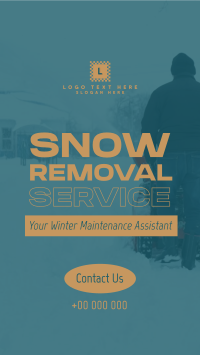 Pro Snow Removal Facebook Story Design