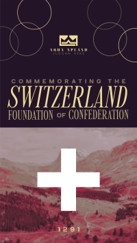 Switzerland Confederation Commemoration TikTok Video Image Preview