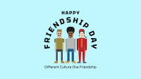 Different Culture One Friendship Facebook Event Cover Design