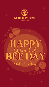 Happy World Bee Instagram Story Design