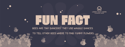 Bee Day Fun Fact Facebook cover Image Preview