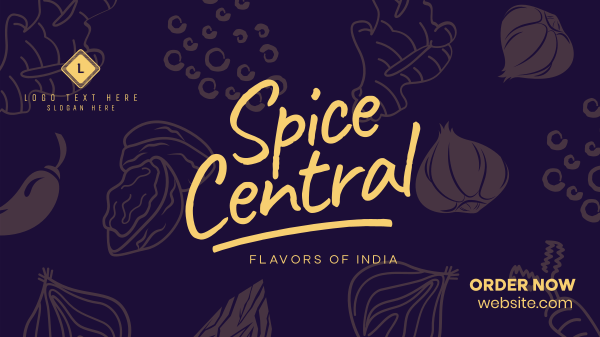 Indian Spice Facebook Event Cover Design