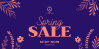 Floral Spring Sale Twitter Post Image Preview