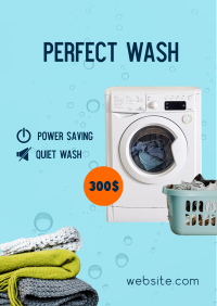 Featured Washing Machine  Poster Design