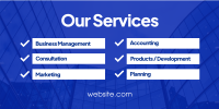 Corporate Services Twitter Post Design