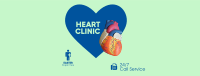 Cardiology Clinic Facebook Cover Image Preview