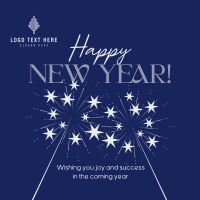 Sparkling New Year's Eve Instagram Post Design