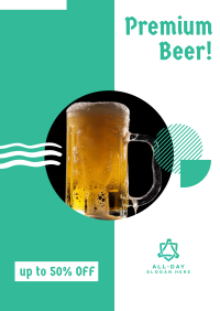 Premium Beer Discount Flyer Image Preview